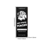 Poudre volumisante pour cheveux, poudre volumisante anti-graisse, facile à utiliser, tenue longue durée pour hommes et femmes, sans traces sur les cheveux
