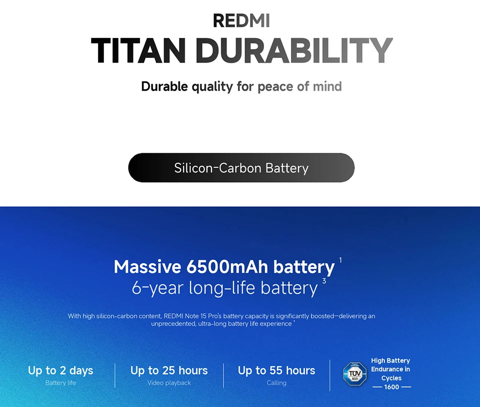 Version Globale Xiaomi Redmi Note 15 Pro 4G Smartphone Écran AMOLED 6,77 pouces Batterie 45W 6500mAh Appareil Photo 200MP MTK Helio G200-Ultra