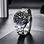 PAGANI DESIGN 40mm automatique GMT montre-bracelet en acier inoxydable étanche hommes montre haut de gamme mécanique sport montres hommes PD-1662