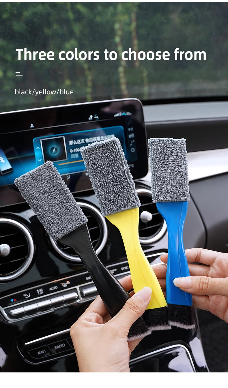 Brosse de nettoyage de ventilation de voiture, outils de dépoussiérage intérieur automobile pour Volvo Xc60 Xc90 V40 V60 S60 V50 V90 S80 C40 XC40 V70 XC70
