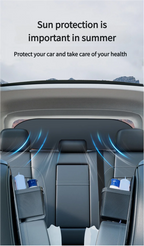 Pare-soleil réfléchissant UV pour voiture, pare-brise arrière, Protection solaire, Isolation thermique, rideaux de confidentialité pour voiture, rangement pliable