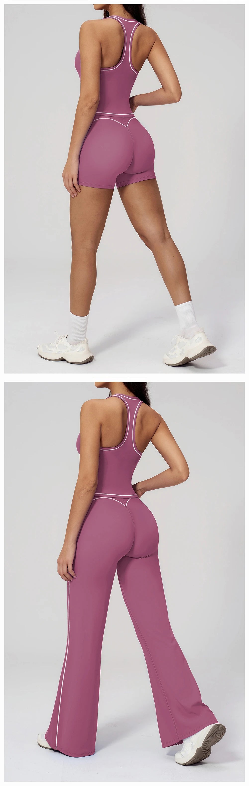Ensemble de yoga 2 pièces pour femme, tenue de sport, vêtements de gym, ensemble soutien-gorge de sport et pantalon de course, vêtements de yoga et de sport pour femme