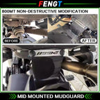 Garde-boue arrière monté au milieu, accessoires de moto pour CFMOTO 800MT MT800 CF800 800 MT, Absorption des chocs, garde-boue