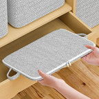 Sac de rangement de couette non tissé avec fermeture éclair veds, vêtements pliables, bacs de couette, conteneur, grande capacité, sac anti-poussière, organiser