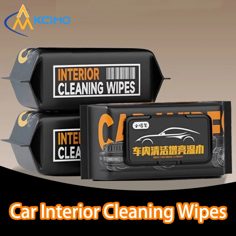Lingettes pour Nikde Voiture, Serviette de Lavage Efficace, pour Siège de Planche Prada, Tapis de Console en Cuir, Poulet