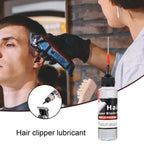 Huile de tondeuse à cheveux 60ml, huile de tondeuse à cheveux, lubrifiant pour rasoirs à barbe, huile de rasoir sans odeur, réduit la Friction, huile de barbier
