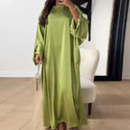 Robe Abaya de Luxe 2026 pour Femmes Musulmanes, Ramadan, Aïd, Arabie Saoudite, Vêtements de Fête Jalabiya, Turquie, Robe Longue Modeste Islamique