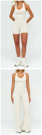 Ensemble de yoga 2 pièces pour femme, tenue de sport, vêtements de gym, ensemble soutien-gorge de sport et pantalon de course, vêtements de yoga et de sport pour femme
