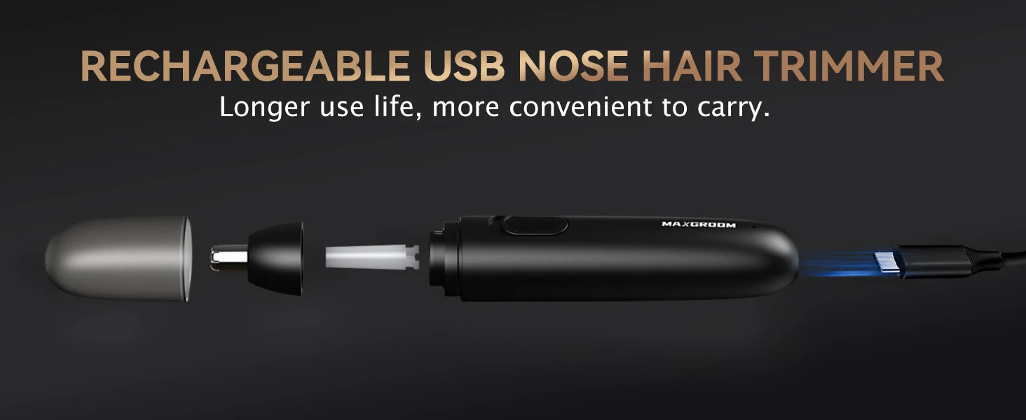 Prévention Words-Tondeuse à cheveux en antarctique pour homme, rasoir électrique aste, lame de touriste rotative à 360 degrés, indolore et sûre