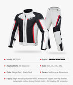 HEROBIKER veste de Moto imperméable homme veste de course pantalon de Moto portable vêtements de Moto avec Protection EVA