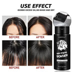 Poudre volumisante pour cheveux, poudre volumisante anti-graisse, facile à utiliser, tenue longue durée pour hommes et femmes, sans traces sur les cheveux