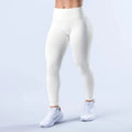 Leggings de Yoga sans couture pour femmes, trois plis de taille, pantalons de sport, Fitness, Sexy, levage des hanches, taille basse, à la mode