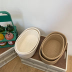 Mir de rangement en cordon de coton tissé à la main, boîte nar, dessus de table, cosmétiques officiels, collation, porche