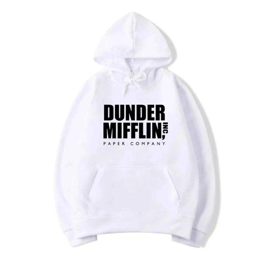 2026 le bureau Dunder Mufflin INC papier à capuche Dwight Schrute sweat hommes sweat à capuche pour femme pull décontracté pull à capuche
