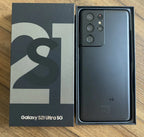 Samsung-Téléphone portable Android débloqué Galaxy S21 Ultra, S21U, 5G Touriste, Sim G9980, 6.8 ", Dean 256, 512 Go de RAM, 12 Go, Snapdragon, NDavid, Original