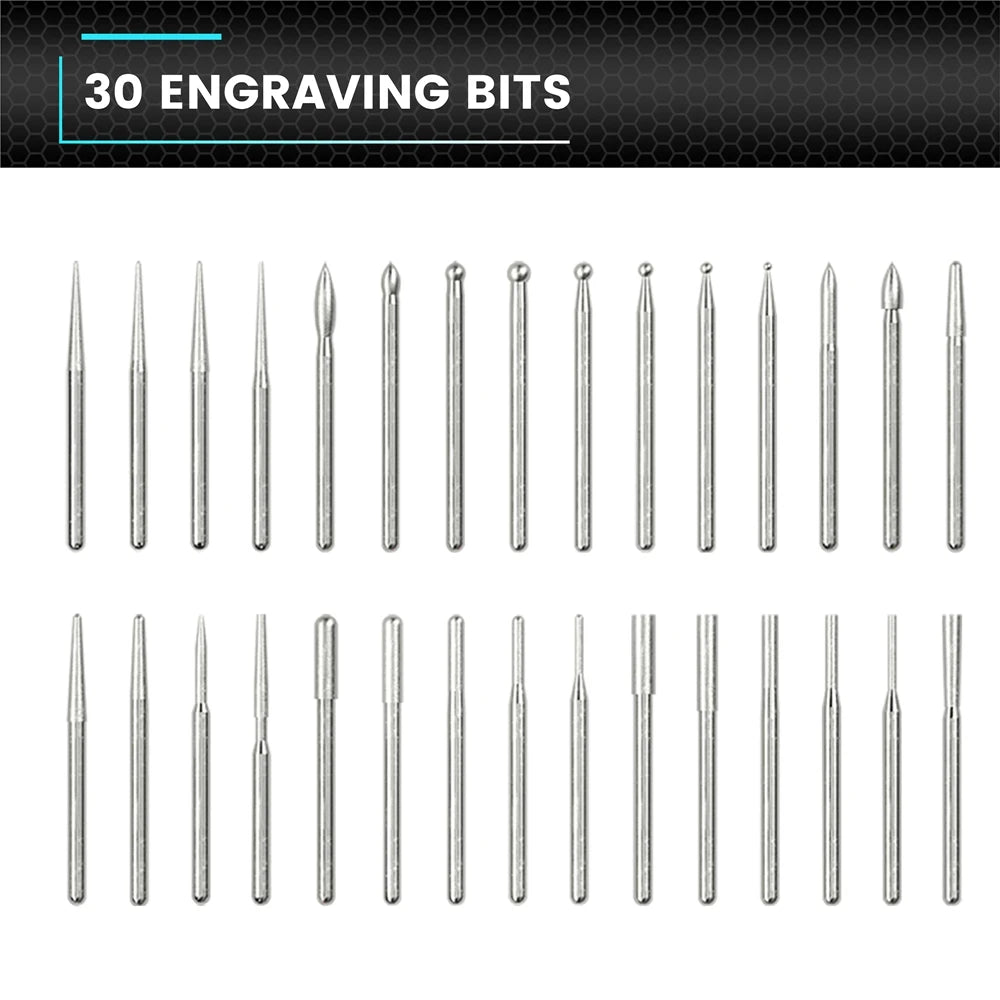 ARROWMAX stylo de gravure électrique sans fil Kit d'outils rotatifs Mini meuleuse avec 30 Bits pour métal bois plastique sculpture sur verre nouveau