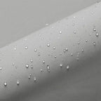 PEVA rideau de douche imperméable moisissure salle de bain rideau solide vague fenêtre Tulle maison luxe avec crochets lourd S pli ondulé douche
