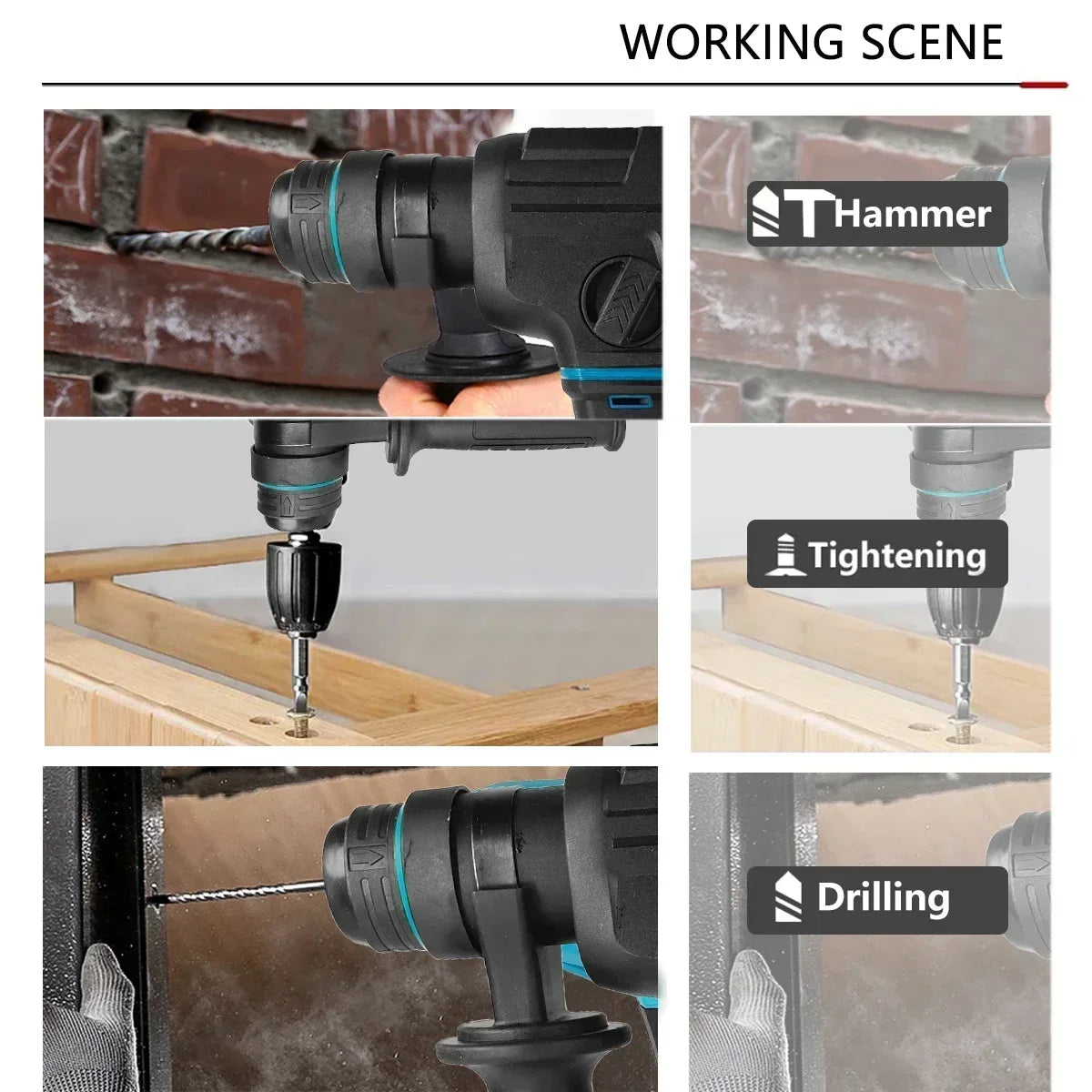 Makita-Perceuse à Percussion Électrique Sans Fil, Rechargeable, Sans Batterie, 18V