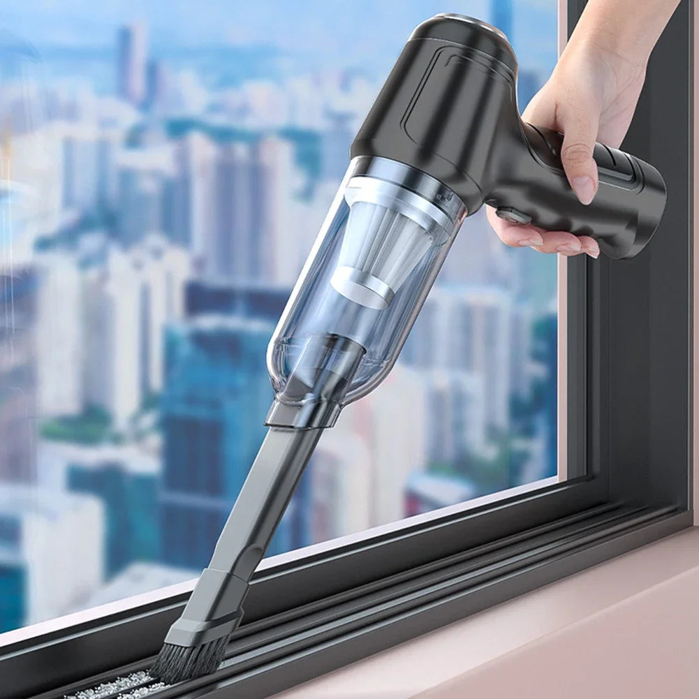 Aspirateur monté sur voiture Suitu, aspirateur sec et humide sans fil à double usage pour maison et voiture, VA portable haute puissance