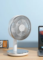 7200mAh ventilateurs rechargeables ventilateur de bureau Portable bureau à domicile dortoir USB petit ventilateur électrique circulateurs d'air ventilateur de Table à vent élevé