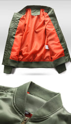 Veste bombardier pour hommes, nouvelle collection printemps-automne 2026, vestes de Baseball pour hommes, vêtements d'extérieur pour pilotes, manteau vert armée, fermeture éclair, uniforme tactique pour hommes