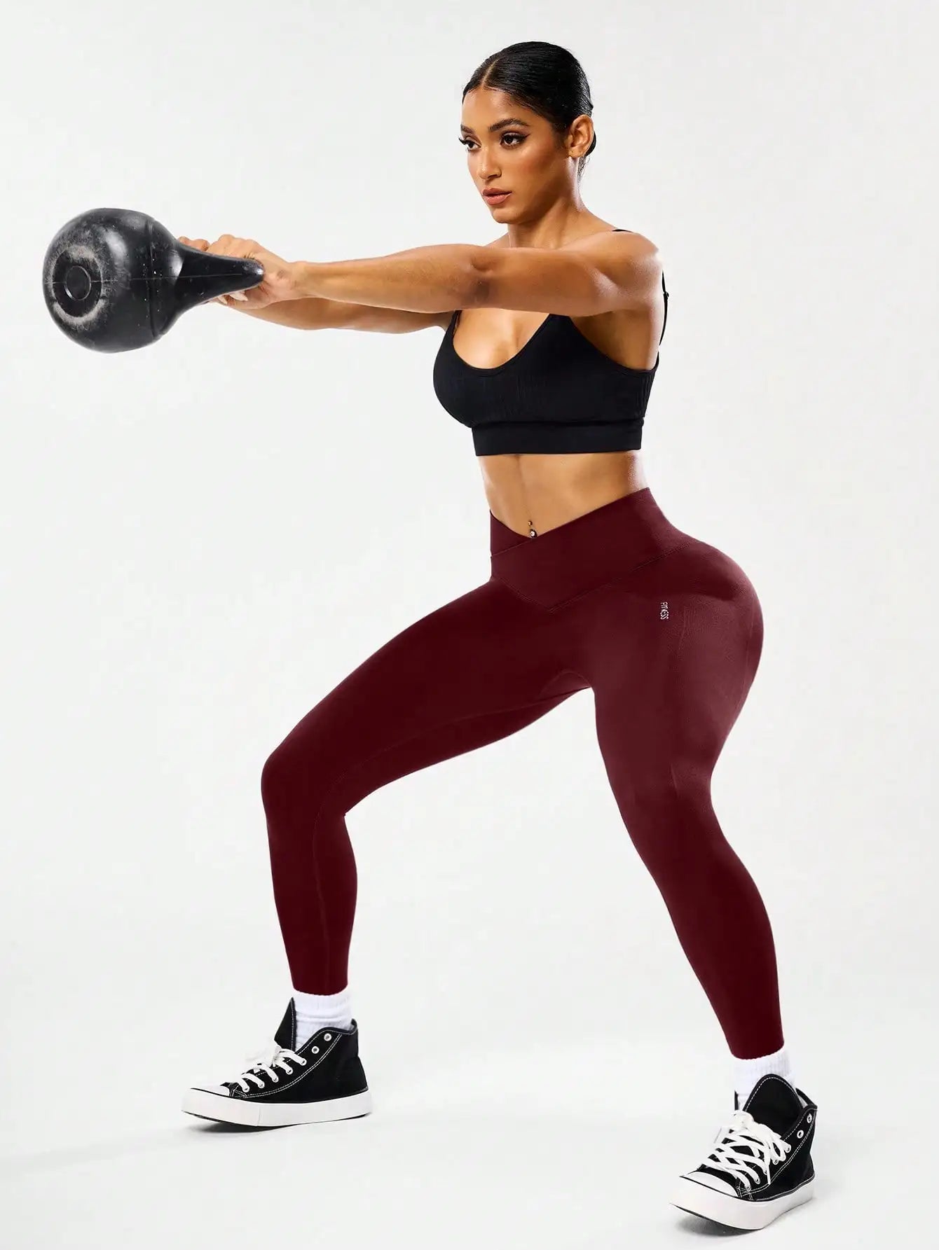 Leggings de fitness taille haute pour femmes, contrôle du ventre, cul de pêche, avec dos en V, respirants, à séchage rapide et surélevés, les plus vendus