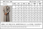 Nouveaux hommes musulmans à manches longues Robe pull Abaya Daffah Jubba Thobe Pakistan saoudien arabe caftan Islam vêtements Robe de prière Afghan
