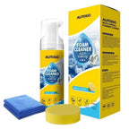 Nettoyant Moussant 150ml pour Intérieur de Voiture, Mousse Nettoyante Sans Rinçage pour Sièges en Cuir et Canapés, Nettoyant Multi-Usages pour Automobile et Maison