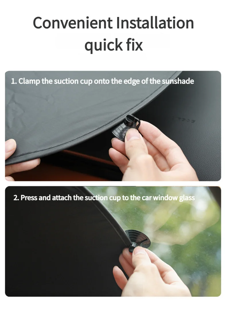 Pare-soleil réfléchissant UV pour voiture, pare-brise arrière, Protection solaire, Isolation thermique, rideaux de confidentialité pour voiture, rangement pliable