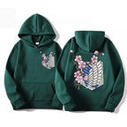 Sweats à capuche Shingeki No Kyojin, Attaque des Titans, PVD, Anime japonais, Vêtements Manga, Eren Yeager
