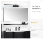 Led miroir lumières appliques salle de bain étanche blanc noir LED lampe plate moderne intérieur applique salle de bain éclairage maquillage