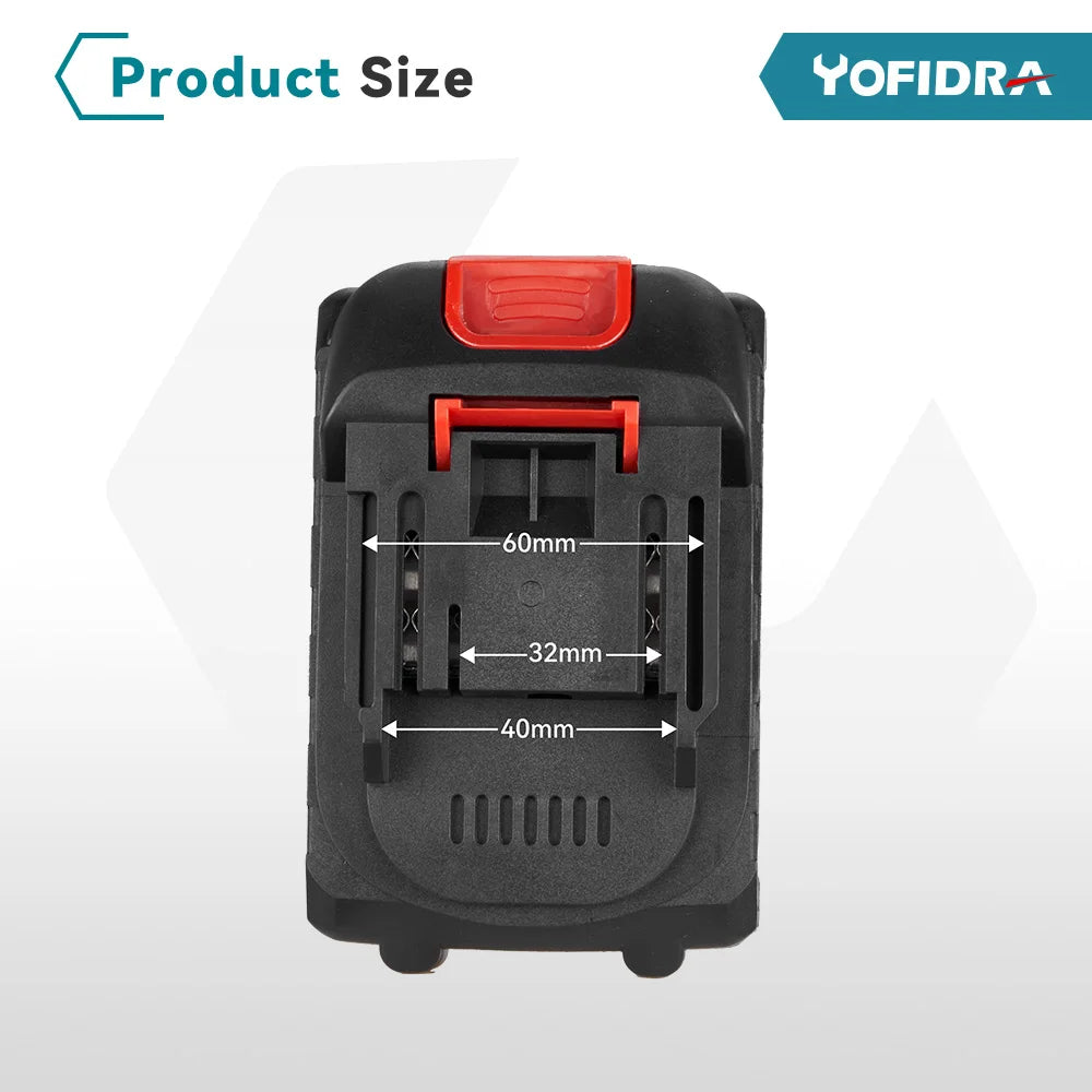 Yofidra 2000W pistolet thermique électrique pistolet à Air chaud portatif sans fil avec 3 buses sèche-cheveux industriel à domicile pour broche de batterie Makita