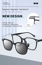 SENEVIEVE-Lunettes de soleil polarisées à clipser pour femmes, lunettes optiques de protection UV, anti-absorbe ouissement, délinquants personnalisés, TJ2192