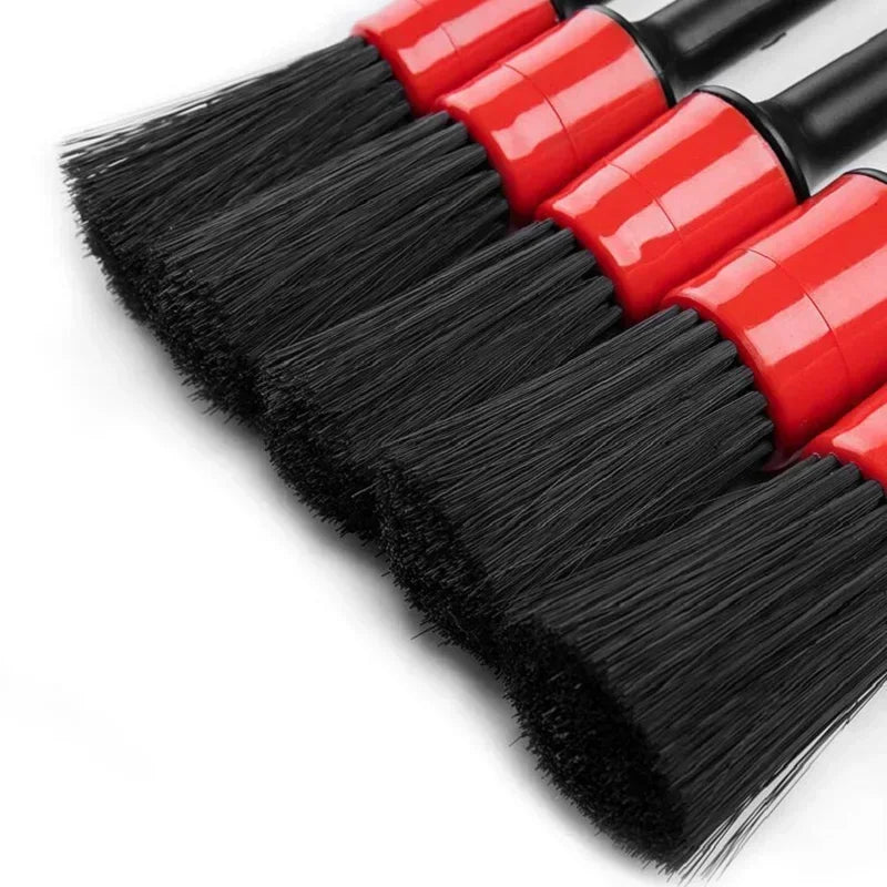 Ensemble de brosses de détail, brosses de voiture, brosse de détail de voiture pour le nettoyage de voiture, brosse de détail, brosse de roue de sortie d'air de tableau de bord