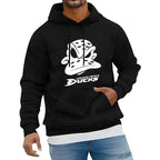 Sports de plein air Jogging à capuche canards imprimer tendances de la mode hauts automne hommes décontracté Streetwear pull printemps unisexe vêtements
