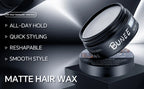 Pâte à cheveux finition mate pour hommes, à base d'eau, Texture mate, coiffeur, pommade en argile, idéale pour tous les cheveux masculins