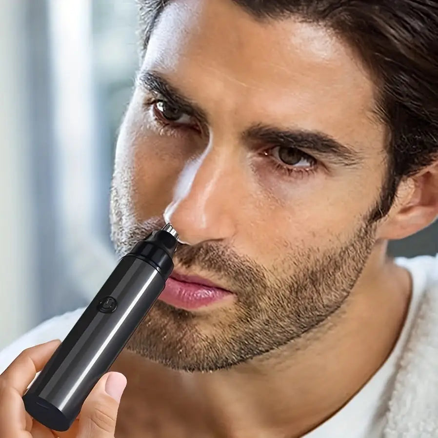 Tondeuse à poils de nez Rechargeable et épilateur du visage pour hommes rasoir à poils de nez pour dégagement nasal-outil de toilettage portable pour