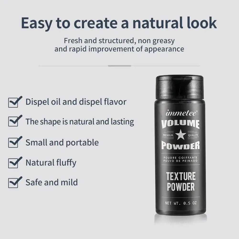 Poudre volumisante pour cheveux, texturisant longue durée pour capturer les coiffures et améliorer le traitement des cheveux, 5/1 pièces
