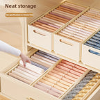 Boîte de rangement de vêtements réglable, organisateur de placard, organisateur de vêtements catégorisé, armoire de cuisine, bac de rangement, organisateur de maison