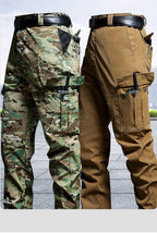 Pantalon de travail tactique résistant à l'eau pour hommes, poches multiples, Fans militaires d'extérieur, pantalons décontractés, Style américain printemps automne