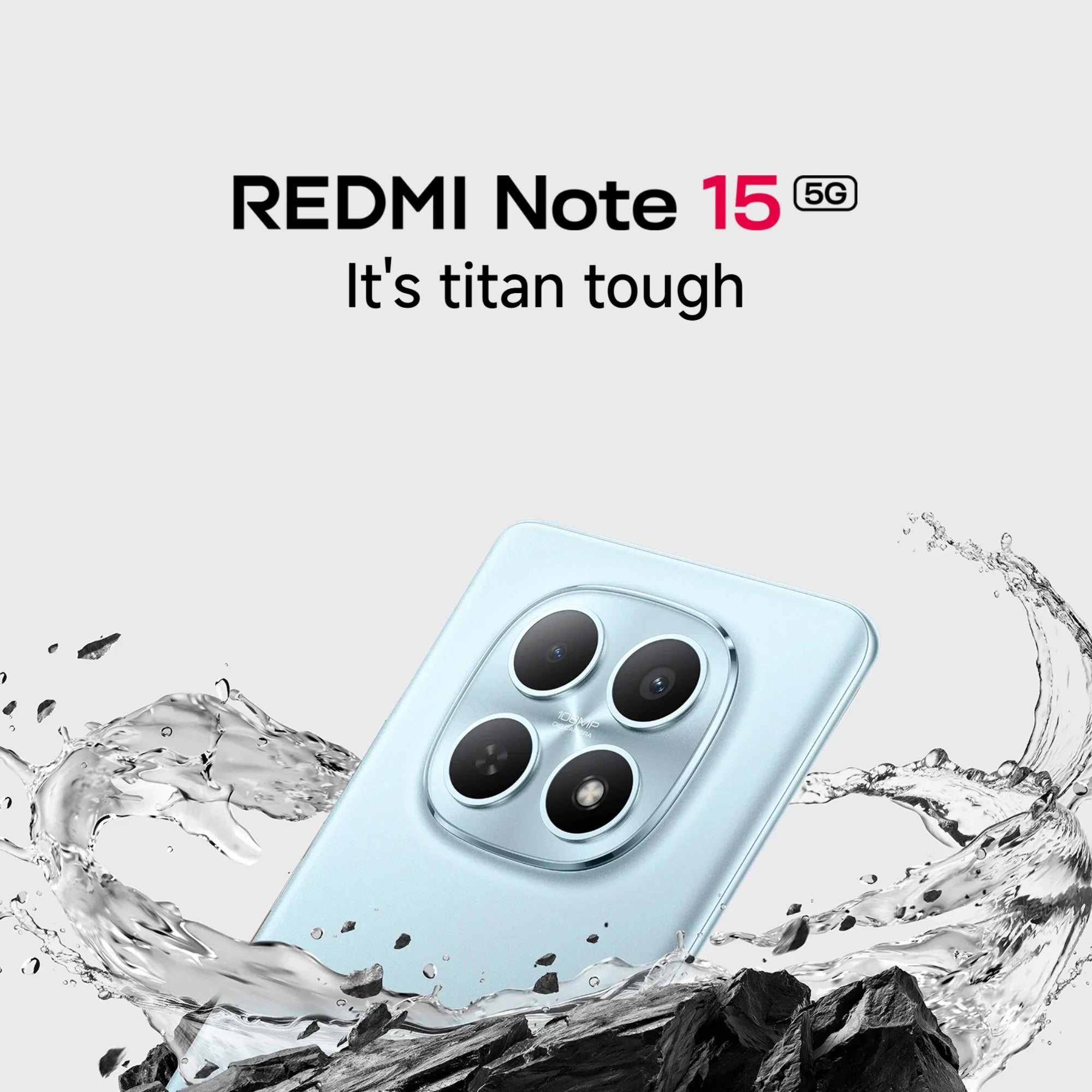 Xiaomi Redmi Note 15 5G 8+256GB Version Globale Snapdragon ®   Plateforme mobile 6 Gen 3, écran 6,77 pouces 120 Hz, appareil photo 108 MP, 5520 mAh, 45 W
