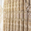 Rideaux de luxe brodés en Chenille européenne, pour salon, chambre à coucher, fenêtre, ensemble élégant, cantonnière, rideaux occultants personnalisés