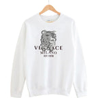Sweat-shirt à col rond + pantalon de survêtement pour hommes, imprimé de luxe, Simple, décontracté, polyvalent, sport, ensemble deux pièces, automne