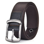 Ceinture en toile à broches pour hommes et femmes, ceinture décontractée, pantalon cargo, jeans, extérieur, escalade, sport, entraînement, environnement, mode