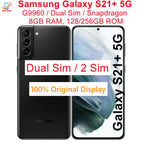 Samsung-Téléphone portable Android Galaxy S21 Plus, S21 +, 5G Touriste, Sim G9960, 6.7 "OLED, Dean 128 Go, 256 Go de RAM, 8 Go, Snapdragon, NDavid, Original