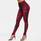Legging taille haute pour femme, jean moulant, streetwear, push-up, décontracté, à la mode