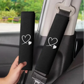 Love Housse de ceinture de sécurité pour voiture – Protecteur d'épaule doux et confortable, améliore l'expérience de conduite, adapté à tous les modèles de voitures