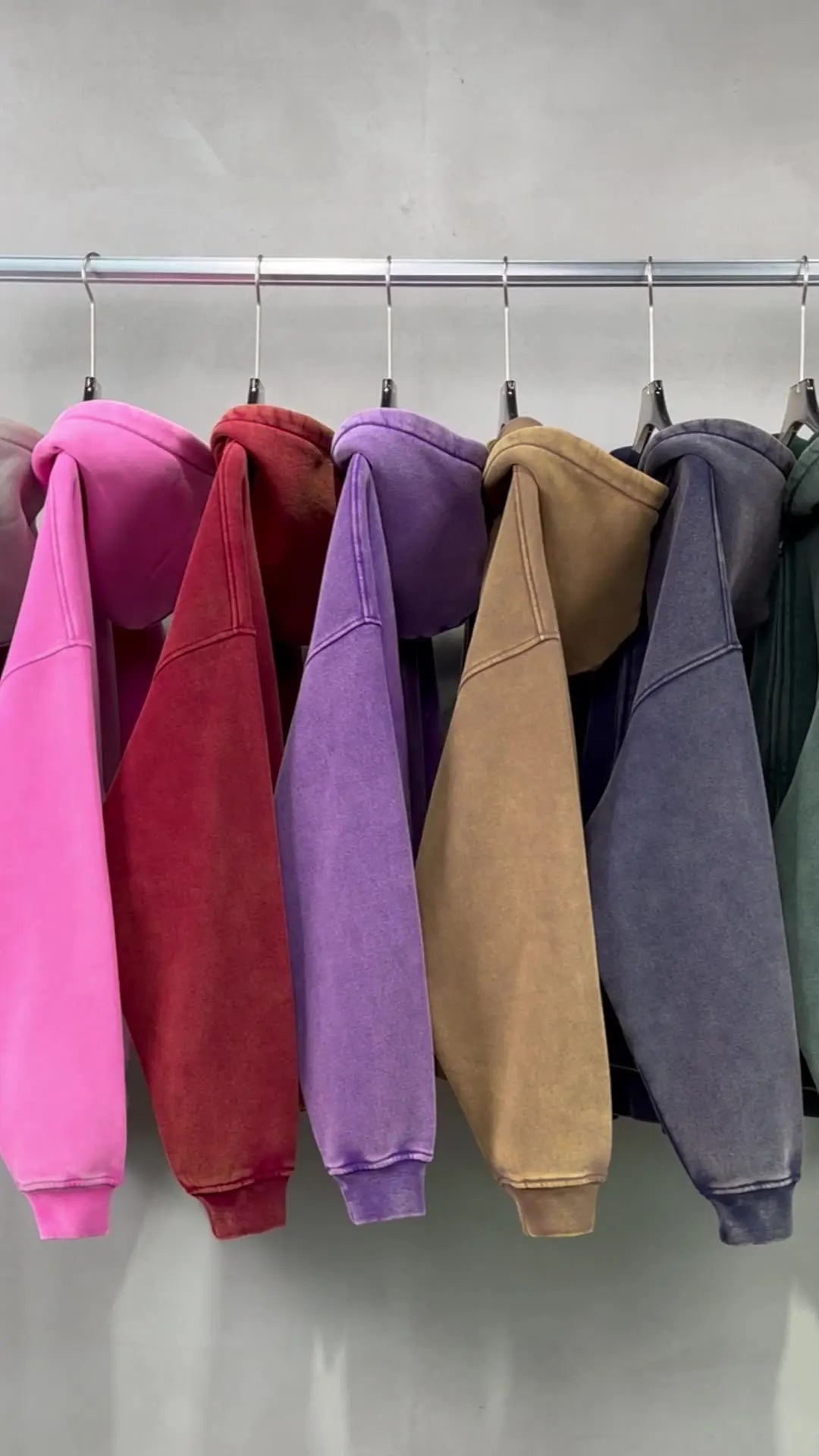 MAQVOB Vêtements de luxe de haute qualité, streetwear, vente en gros, tailles Euro et US, sweat à capuche entièrement zippé, lavé, teinture batik, printemps-automne
