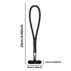 Lanière de téléphone portable universelle réglable, dragonne courte avec conception Anti-chute autobloquante, sangle de téléphone en Polyester Durable