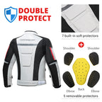 HEROBIKER veste de Moto imperméable homme veste de course pantalon de Moto portable vêtements de Moto avec Protection EVA